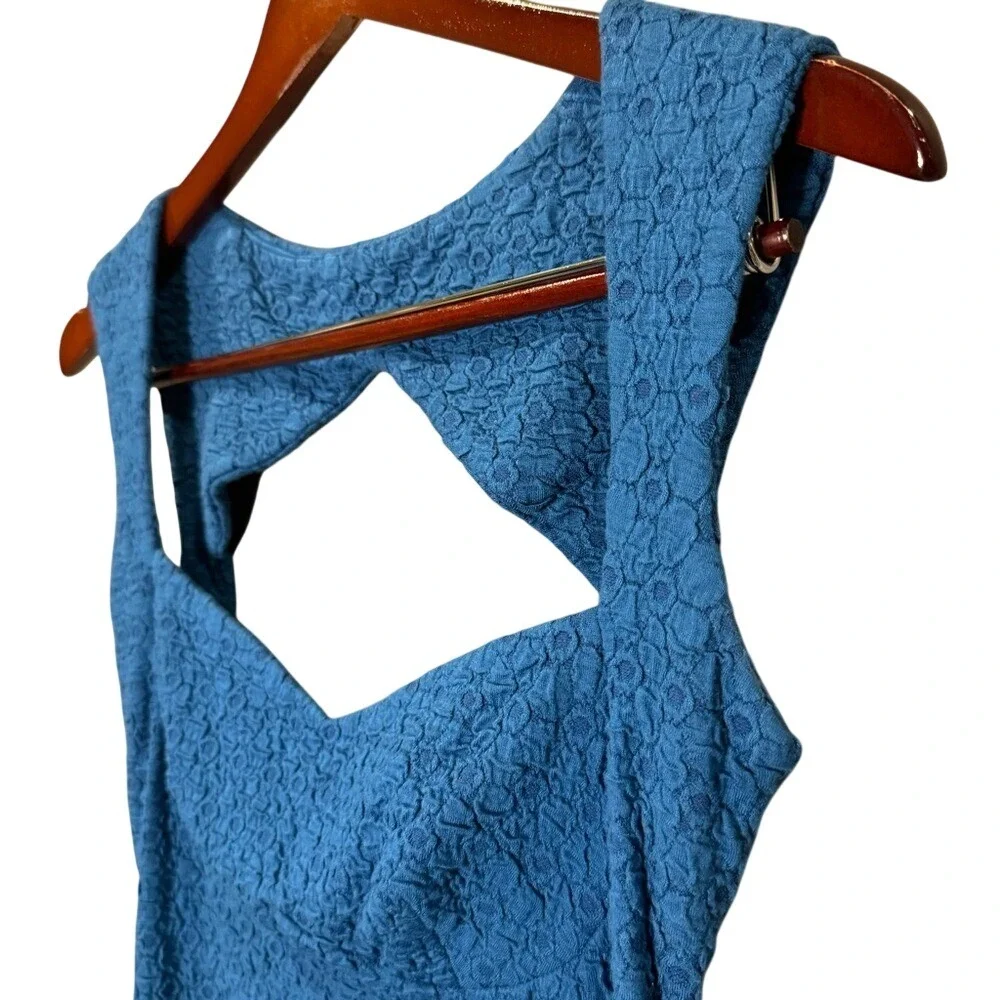 NWT Opening Ceremony, blue minidress, Sleeveless, Cutout‎ back, Size L